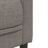 vidaXL Ensemble de canap&eacute;s 3 pcs taupe tissu
