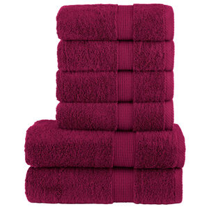 vidaXL Ensemble de serviettes de qualit&eacute; sup&eacute;rieure SOLUND 6 pcs