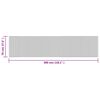 vidaXL Tapis rectangulaire noir 70x300 cm bambou