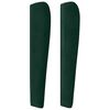 vidaXL T&ecirc;te de lit avec oreilles Vert fonc&eacute; 93x23x118/128 cm Velours