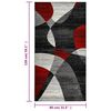 vidaXL Tapis de salon 80x150 cm Multicolore