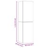 vidaXL Meubles TV muraux 2 pcs Ch&ecirc;ne marron 30,5x30x110 cm