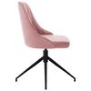 vidaXL Chaises &agrave; manger lot de 2 Rose Velours
