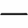 vidaXL &Eacute;tag&egrave;re murale flottante Noir brillant 120x23,5x3,8 cm MDF