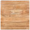 vidaXL Table basse 80x80x28 cm Bois d'acacia massif