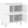 vidaXL Buffet Blanc 60x35x70 cm Bois d'ing&eacute;nierie