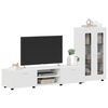 vidaXL Ensemble meuble TV avec tiroir Blanc Bois d'ing&eacute;nierie
