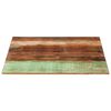 vidaXL Dessus de table carr&eacute; 80x80 cm 15-16 mm Bois de r&eacute;cup&eacute;ration