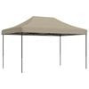 vidaXL Tente de r&eacute;ception pliable escamotable taupe 440x292x315 cm