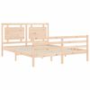vidaXL Cadre de lit sans matelas bois massif
