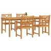 vidaXL Ensemble de salle &agrave; manger pour jardin 5 pcs Marron