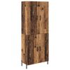 vidaXL Haut Armoire Bois Ancien 69,5 x 34 x 180 cm Bois d'ing&eacute;nierie