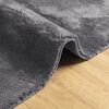 vidaXL Tapis HUARTE &agrave; poils courts doux lavable anthracite 100x200 cm
