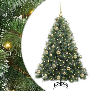 vidaXL Sapin de No&euml;l artificiel avec 150 LED Vert 120 cm PE et PVC