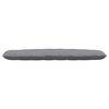 vidaXL Coussin de Dos Gris clair 200 x 19 x 50 cm tissu