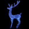 vidaXL Rennes de No&euml;l XXL Acrylique 250 LED 2 pcs 180 cm Bleu