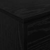 vidaXL &Eacute;tag&egrave;re &agrave; magazines avec &eacute;tag&egrave;re Ch&ecirc;ne noir 70 x 41 x 156 cm