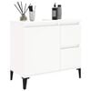 vidaXL Armoire de salle de bain blanc 65x33x60 cm bois d'ing&eacute;nierie