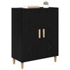vidaXL Buffet Ch&ecirc;ne noir 70 x 34 x 90 cm Bois d'ing&eacute;nierie