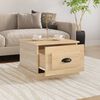 vidaXL Table basse Ch&ecirc;ne sonoma 50x50x35 cm Bois d'ing&eacute;nierie
