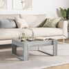 vidaXL Table basse avec LED infini sonoma gris 70x53x30 cm