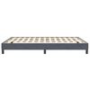 vidaXL Sommier &agrave; lattes de lit sans matelas gris fonc&eacute; 160x210 cm