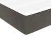 vidaXL Sommier à lattes de lit et matelas Gris foncé 200x200cm Velours