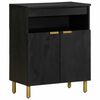 vidaXL Buffet noir 60x33x75 cm bois d'ing&eacute;nierie