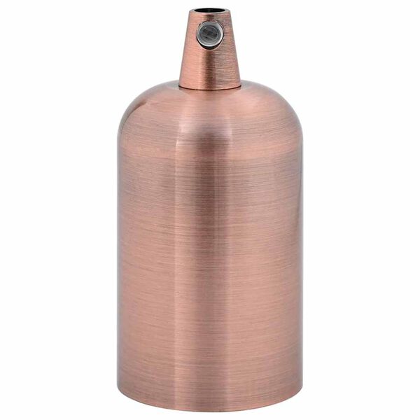 vidaXL Douilles de lampe 2 pcs bronze rouge E27