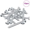 vidaXL Vis 12 pcs Argent&eacute; M6 x 60 mm Acier