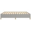 vidaXL Cadre de lit sans matelas gris clair 180x200 cm tissu