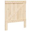 vidaXL Cadre de lit sans matelas gris 90x200 cm bois de pin massif