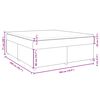 vidaXL Sommier &agrave; lattes de lit avec matelas Taupe 180x200 cm Tissu