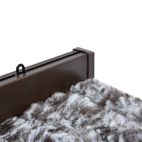 vidaXL Moustiquaire Marron et beige 56 x 185 cm Chenille
