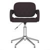 vidaXL Chaise pivotante de salle &agrave; manger Noir Similicuir