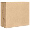 vidaXL Buffet ch&ecirc;ne artisanal 80x33x70 cm bois d'ing&eacute;nierie