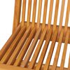 vidaXL Chaises de jardin avec coussins bleu clair lot de 8 Teck massif