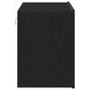 vidaXL Meuble TV Ch&ecirc;ne noir 80x30x41 cm Bois d'ing&eacute;nierie