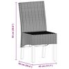 vidaXL Chaises &agrave; manger lot de 2 marron rotin naturel