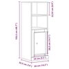 vidaXL Buffet haut ch&ecirc;ne artisanal 36x35,5x103,5 cm bois d'ing&eacute;nierie