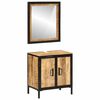 vidaXL Ensemble de meubles salle de bain 2 pcs fer et bois de manguier