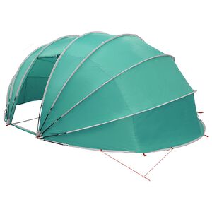 vidaXL D&ocirc;me de tente de piscine 538 x 440 x 204 cm Vert Mer