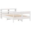 vidaXL Cadre de lit sans matelas blanc 140x190 cm bois de pin massif