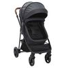 vidaXL Poussette pour bébé 2-en-1 Anthracite et noir Acier