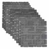 vidaXL Carreaux Mosa&iuml;ques Gris 30 x 30 cm Marbre