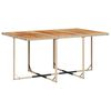 vidaXL Ensemble &agrave; manger de jardin et coussins 7 pcs beige poly rotin