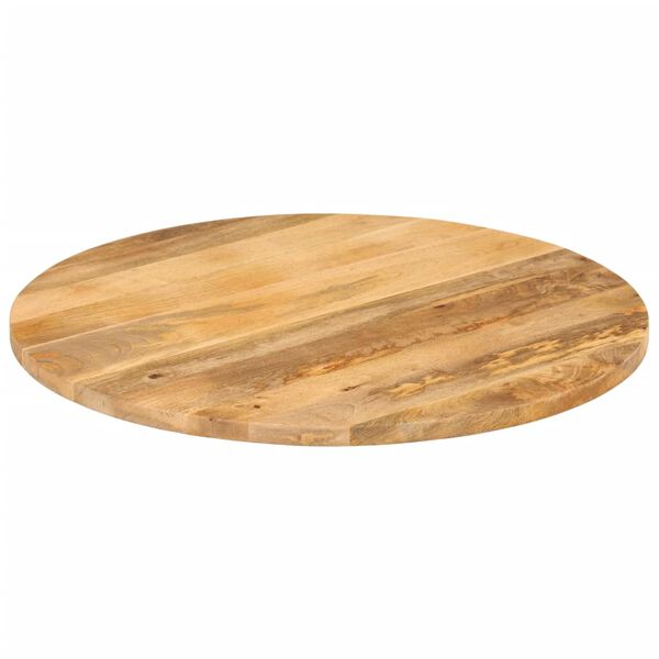 vidaXL Dessus de table &Oslash; 70x2,5 cm rond bois de manguier massif