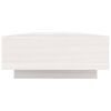 vidaXL Support de moniteur Blanc 100x27x14 cm Bois de pin solide