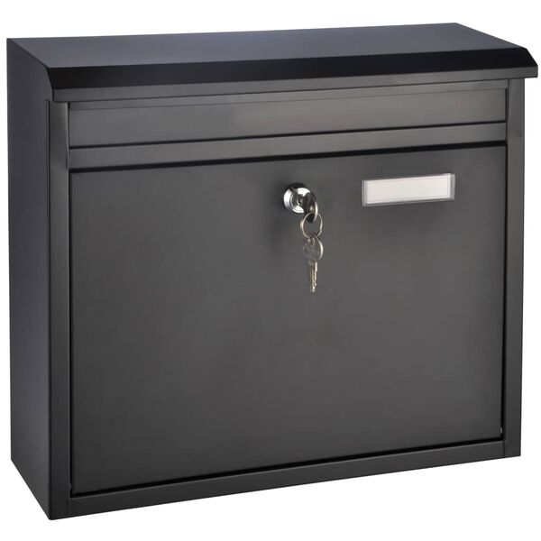 HI Bo&icirc;te aux lettres Noir 36 x 12 x 32 cm