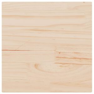 vidaXL Dessus de table 50x50x1,7 cm carr&eacute; bois de pin massif